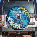 Personalized Gold Coast Titans Rugby Spare Tire Cover Urban Street Graffiti Style - Distressed Splatter Elements