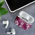 Personalized Manly Warringah Sea Eagles Rugby AirPods Case Urban Street Graffiti Style - Distressed Splatter Elements