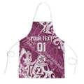 Personalized Manly Warringah Sea Eagles Rugby Apron Urban Street Graffiti Style - Distressed Splatter Elements