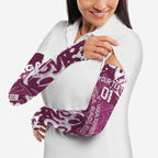 Personalized Manly Warringah Sea Eagles Rugby Arm Sleeves Urban Street Graffiti Style - Distressed Splatter Elements