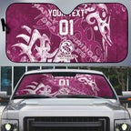 Personalized Manly Warringah Sea Eagles Rugby Auto Sun Shade Urban Street Graffiti Style - Distressed Splatter Elements