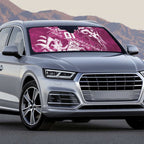 Personalized Manly Warringah Sea Eagles Rugby Auto Sun Shade Urban Street Graffiti Style - Distressed Splatter Elements