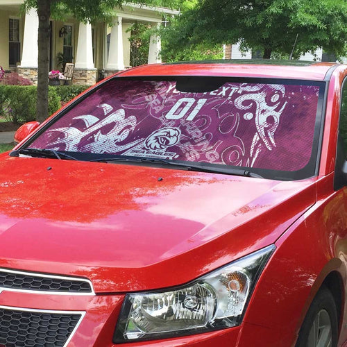 Personalized Manly Warringah Sea Eagles Rugby Auto Sun Shade Urban Street Graffiti Style - Distressed Splatter Elements