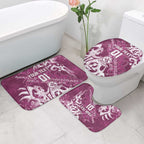 Personalized Manly Warringah Sea Eagles Rugby Bathroom Set Urban Street Graffiti Style - Distressed Splatter Elements