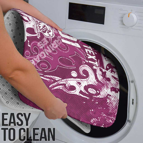 Personalized Manly Warringah Sea Eagles Rugby Bathroom Set Urban Street Graffiti Style - Distressed Splatter Elements