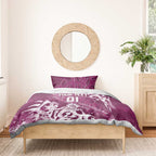 Personalized Manly Warringah Sea Eagles Rugby Bedding Set Urban Street Graffiti Style - Distressed Splatter Elements