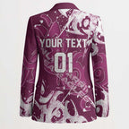 Personalized Manly Warringah Sea Eagles Rugby Blazer Urban Street Graffiti Style - Distressed Splatter Elements