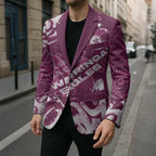 Personalized Manly Warringah Sea Eagles Rugby Blazer Urban Street Graffiti Style - Distressed Splatter Elements