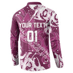 Personalized Manly Warringah Sea Eagles Rugby Button Sweatshirt Urban Street Graffiti Style - Distressed Splatter Elements