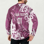 Personalized Manly Warringah Sea Eagles Rugby Button Sweatshirt Urban Street Graffiti Style - Distressed Splatter Elements