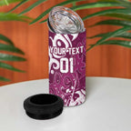 Personalized Manly Warringah Sea Eagles Rugby 4 in 1 Can Cooler Tumbler Urban Street Graffiti Style - Distressed Splatter Elements