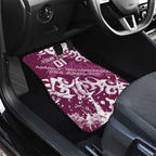 Personalized Manly Warringah Sea Eagles Rugby Car Mats Urban Street Graffiti Style - Distressed Splatter Elements