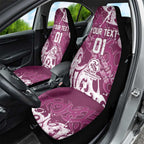 Personalized Manly Warringah Sea Eagles Rugby Car Seat Cover Urban Street Graffiti Style - Distressed Splatter Elements