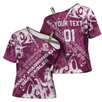 Personalized Manly Warringah Sea Eagles Rugby Cross Shoulder Shirt Urban Street Graffiti Style - Distressed Splatter Elements