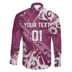 Personalized Manly Warringah Sea Eagles Rugby Family Matching Summer Maxi Dress and Hawaiian Shirt Urban Street Graffiti Style - Distressed Splatter Elements