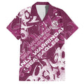 Personalized Manly Warringah Sea Eagles Rugby Hawaiian Shirt Urban Street Graffiti Style - Distressed Splatter Elements
