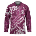 Personalized Manly Warringah Sea Eagles Rugby Hockey Jersey Urban Street Graffiti Style - Distressed Splatter Elements