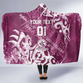 Personalized Manly Warringah Sea Eagles Rugby Hooded Blanket Urban Street Graffiti Style - Distressed Splatter Elements