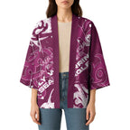 Personalized Manly Warringah Sea Eagles Rugby Kimono Urban Street Graffiti Style - Distressed Splatter Elements