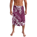 Personalized Manly Warringah Sea Eagles Rugby Lavalava Urban Street Graffiti Style - Distressed Splatter Elements