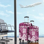 Personalized Manly Warringah Sea Eagles Rugby Luggage Cover Urban Street Graffiti Style - Distressed Splatter Elements