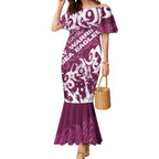 Personalized Manly Warringah Sea Eagles Rugby Mermaid Dress Urban Street Graffiti Style - Distressed Splatter Elements