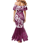 Personalized Manly Warringah Sea Eagles Rugby Mermaid Dress Urban Street Graffiti Style - Distressed Splatter Elements