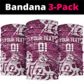 Personalized Manly Warringah Sea Eagles Rugby Neck Gaiter Urban Street Graffiti Style - Distressed Splatter Elements
