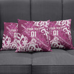 Personalized Manly Warringah Sea Eagles Rugby Pillow Cover Urban Street Graffiti Style - Distressed Splatter Elements