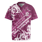 Personalized Manly Warringah Sea Eagles Rugby Rugby Jersey Urban Street Graffiti Style - Distressed Splatter Elements