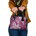 Personalized Manly Warringah Sea Eagles Rugby Shoulder Handbag Urban Street Graffiti Style - Distressed Splatter Elements