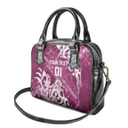 Personalized Manly Warringah Sea Eagles Rugby Shoulder Handbag Urban Street Graffiti Style - Distressed Splatter Elements