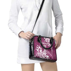 Personalized Manly Warringah Sea Eagles Rugby Shoulder Handbag Urban Street Graffiti Style - Distressed Splatter Elements