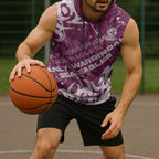 Personalized Manly Warringah Sea Eagles Rugby Sleeveless Hoodie Urban Street Graffiti Style - Distressed Splatter Elements