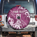 Personalized Manly Warringah Sea Eagles Rugby Spare Tire Cover Urban Street Graffiti Style - Distressed Splatter Elements