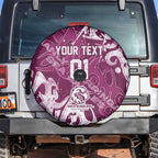 Personalized Manly Warringah Sea Eagles Rugby Spare Tire Cover Urban Street Graffiti Style - Distressed Splatter Elements