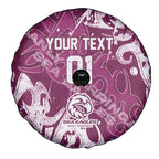 Personalized Manly Warringah Sea Eagles Rugby Spare Tire Cover Urban Street Graffiti Style - Distressed Splatter Elements
