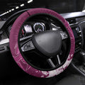 Manly Warringah Sea Eagles Rugby Steering Wheel Cover Urban Street Graffiti Style - Distressed Splatter Elements