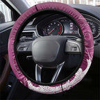 Manly Warringah Sea Eagles Rugby Steering Wheel Cover Urban Street Graffiti Style - Distressed Splatter Elements