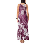 Personalized Manly Warringah Sea Eagles Rugby Tank Maxi Dress Urban Street Graffiti Style - Distressed Splatter Elements