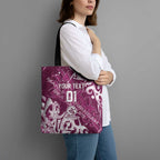 Personalized Manly Warringah Sea Eagles Rugby Tote Bag Urban Street Graffiti Style - Distressed Splatter Elements