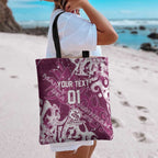 Personalized Manly Warringah Sea Eagles Rugby Tote Bag Urban Street Graffiti Style - Distressed Splatter Elements
