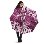 Personalized Manly Warringah Sea Eagles Rugby Umbrella Urban Street Graffiti Style - Distressed Splatter Elements