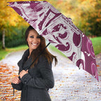 Personalized Manly Warringah Sea Eagles Rugby Umbrella Urban Street Graffiti Style - Distressed Splatter Elements