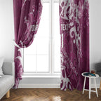 Personalized Manly Warringah Sea Eagles Rugby Window Curtain Urban Street Graffiti Style - Distressed Splatter Elements