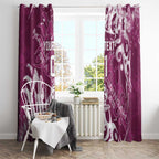 Personalized Manly Warringah Sea Eagles Rugby Window Curtain Urban Street Graffiti Style - Distressed Splatter Elements