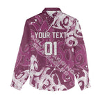 Personalized Manly Warringah Sea Eagles Rugby Women Casual Shirt Urban Street Graffiti Style - Distressed Splatter Elements