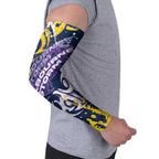 Personalized Melbourne Storm Rugby Arm Sleeves Urban Street Graffiti Style - Distressed Splatter Elements
