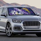 Personalized Melbourne Storm Rugby Auto Sun Shade Urban Street Graffiti Style - Distressed Splatter Elements