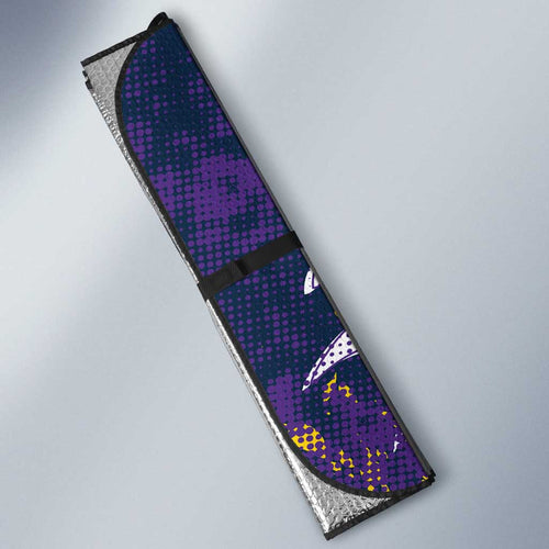 Personalized Melbourne Storm Rugby Auto Sun Shade Urban Street Graffiti Style - Distressed Splatter Elements